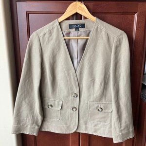Kasper Linen Blazer Sz 6